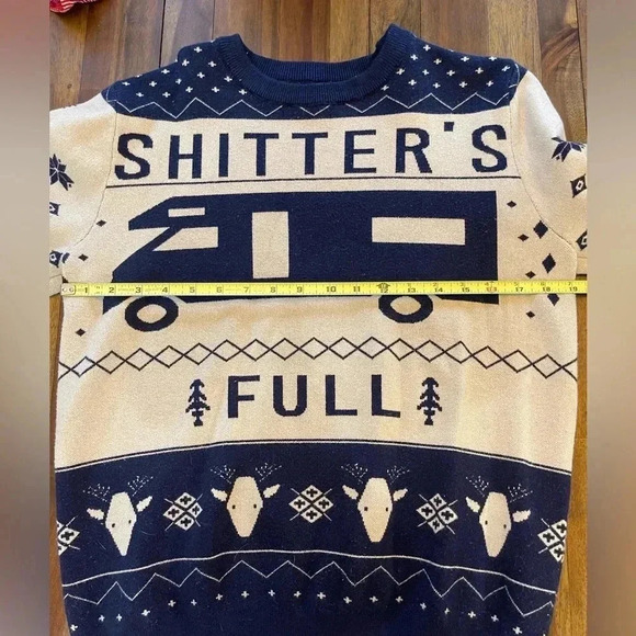 National Lampoons Christmas sweater shitter’s full - Picture 4 of 4